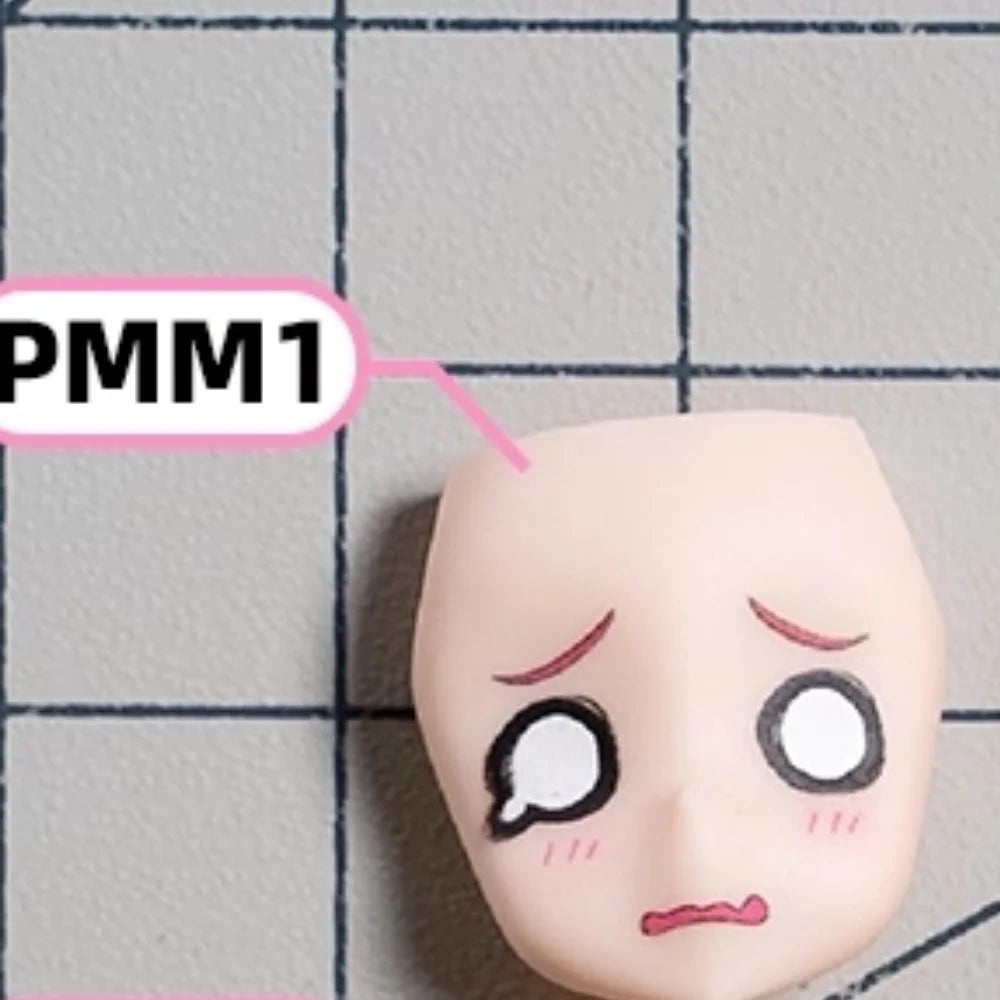 [No Figure] Kotobukiya PUNI Series PUNIMOFU 1/12 Pretty Girl Face Sculpture Accessories For 6inch Action Figure Model For DIY ﻿