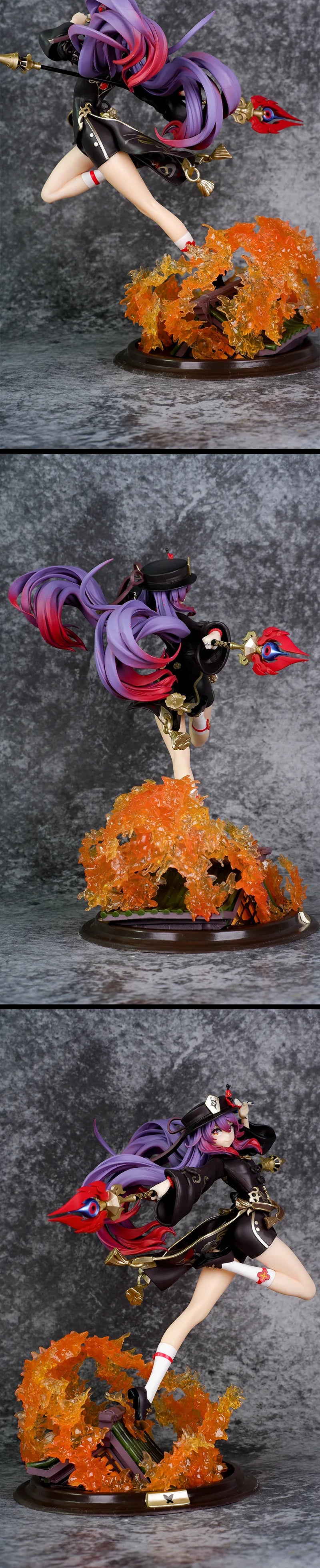 26CM Genshin Impact Hu Tao Anime Figures Game Peripheral Two-dimensional Beauty Girl Action Figure Collection Model Toys GIFT