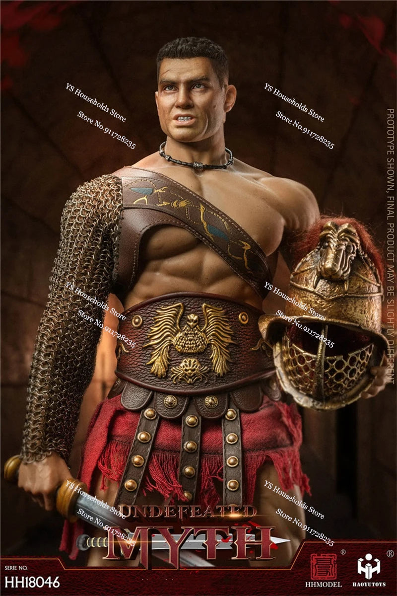 HHMODEL x HAOYUTOYS HH18046 1/6 Empire Legion-Undefeated Myth Sword Shield Model Ornament 12" Full Set Brave Guy Figurine Model