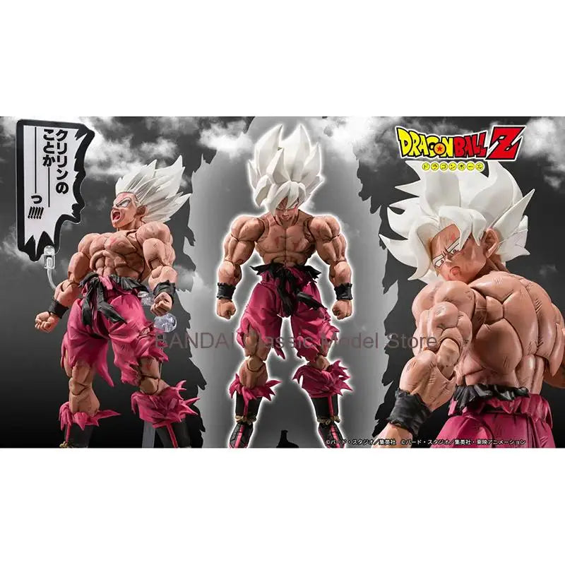 100% Original Bandai S.H.Figuarts Shf Dragon Ball Z Super Saiyan Son Goku Legendary Super Saiyan Genkida Matsuri Edition Genuine