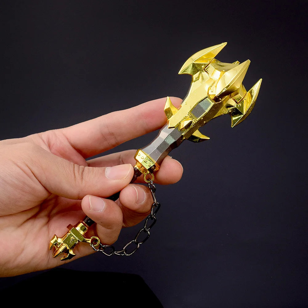 Hyrule Fantasy Weapon Savage Lynel Crusher Zelda Game Peripheral 15 см метален меч модел ключодържатели орнаменти занаяти играчки подаръци