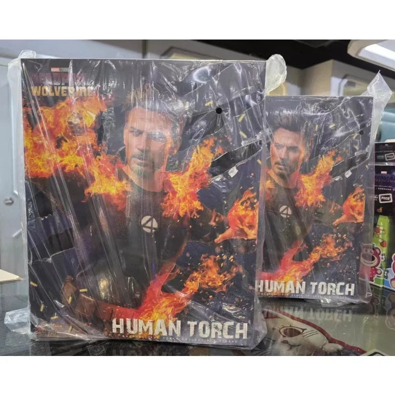 In Stock HotToys HT MMS789 Deadpool and Wolverine Human Torch Chris Evans Gift Collection