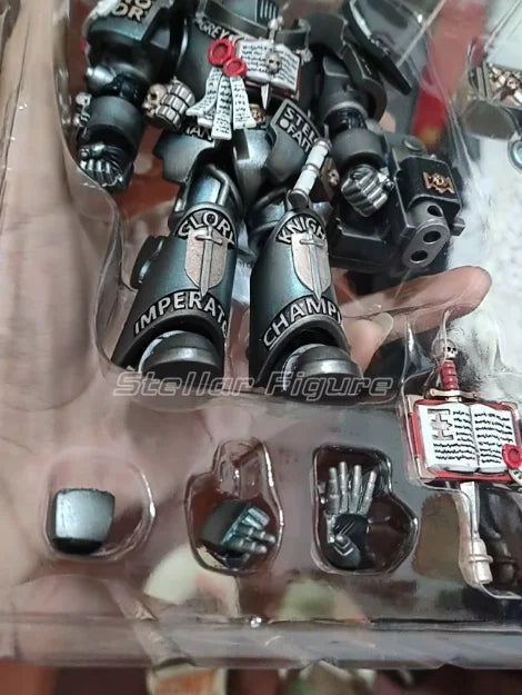 【SF】JOYTOY Warhammer 40K 1/18 Action Figure GREYKNIGHTS TERMINATOR CADDON VIBOVA Model Toys Gifts Collection Ornaments