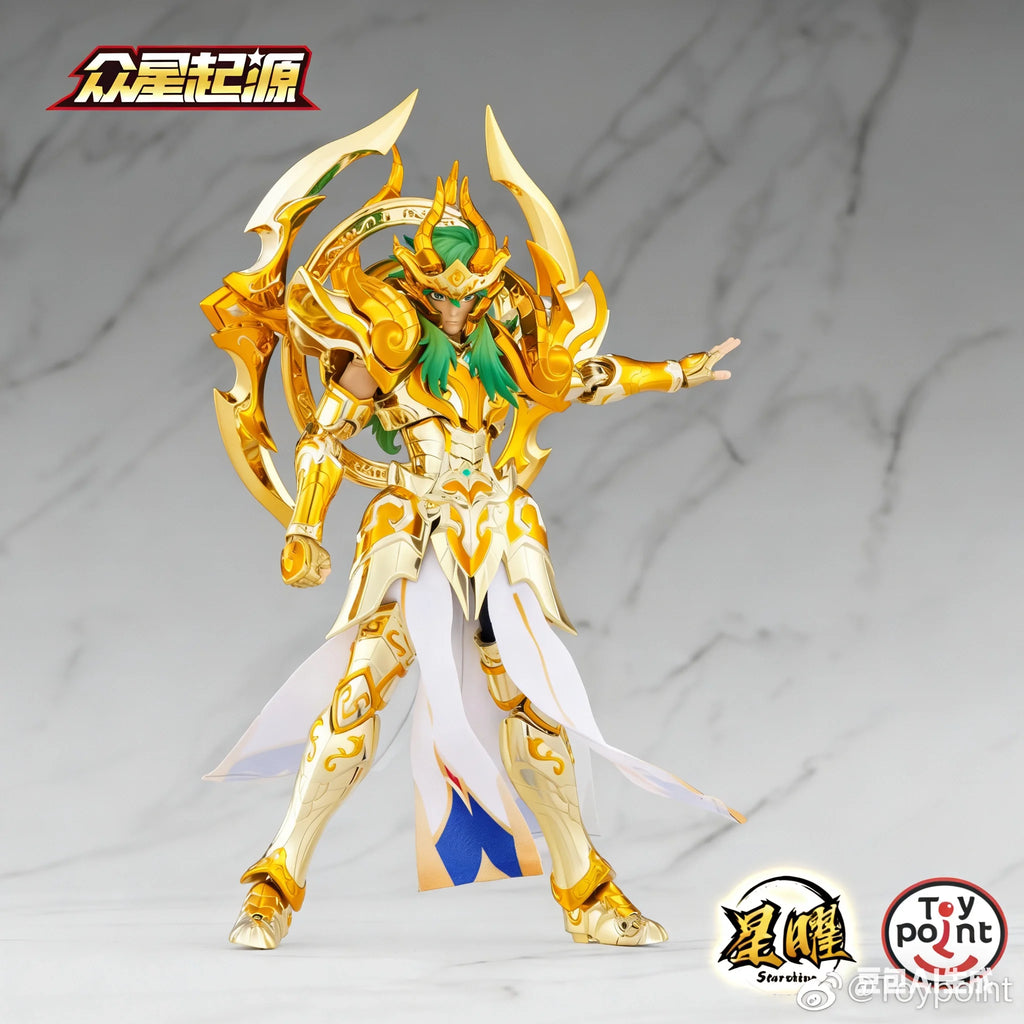 Toypoint/Tp Saint Seiya Action Figure Capricorn Shura Myth Cloth Gold Knights Accessory Model Kit Collectible Level Figurines