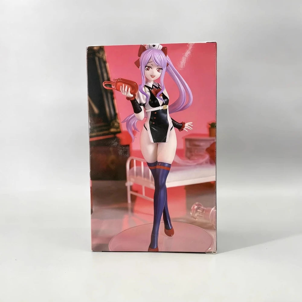 In Stock System Service Original Genuine Anime Overlord Vivit Figure Shalltear Bloodfallen Nurse Ver 18cm Model Toy Figures Gift