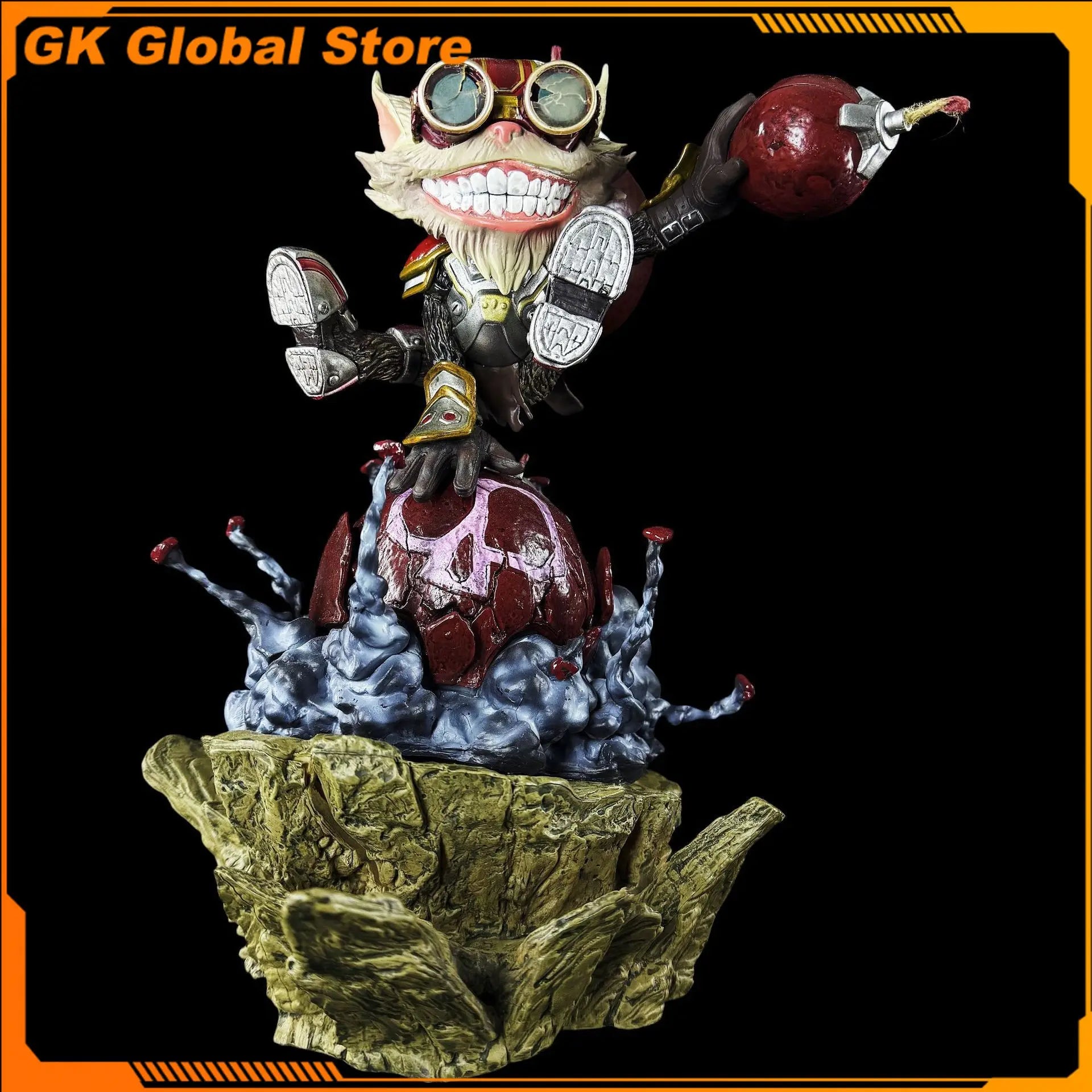 32cm LOL Game Figure The Hexplosives Expert Ziggs Peripheral Model Scene Statue Desktop  Decorate Ornaments Birthday Gifts Toys