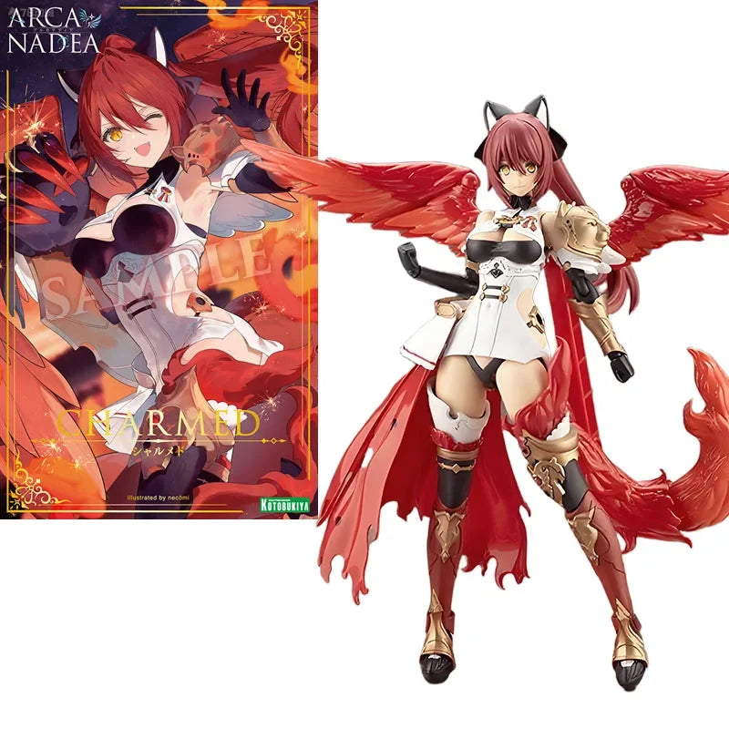 In Stock Kotobukiya Original ARCA NADEA ERMEDA CHARMED LUMITEA Anime Action Figure Assembly Model Toys Collectible Gifts