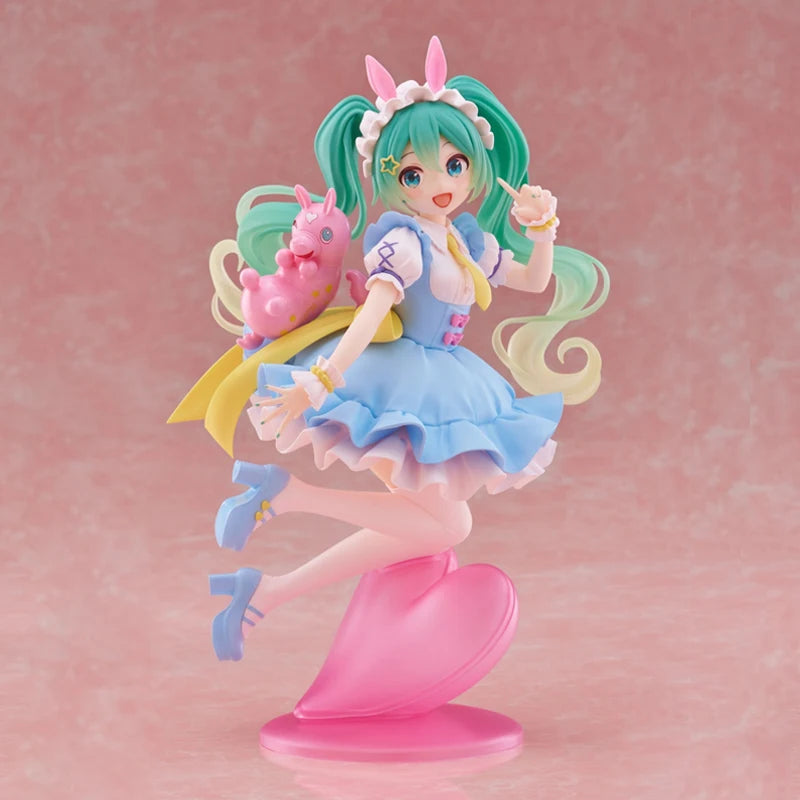 In Stock Gift Original Genuine Bandai Namco Banpresto Hatsune Miku X Rody Amp Fairy Tale Ver. Pvc Anime Figurine Collections Toy