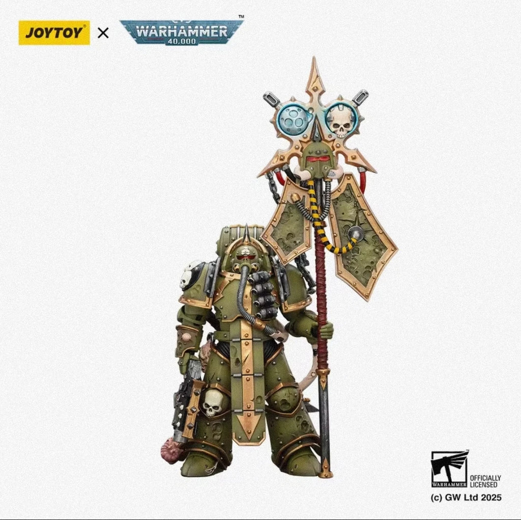 JOYTOYDark Source Warhammer40KDeath Guard Death Shroud Terminator Trio1:18Movable Soldier