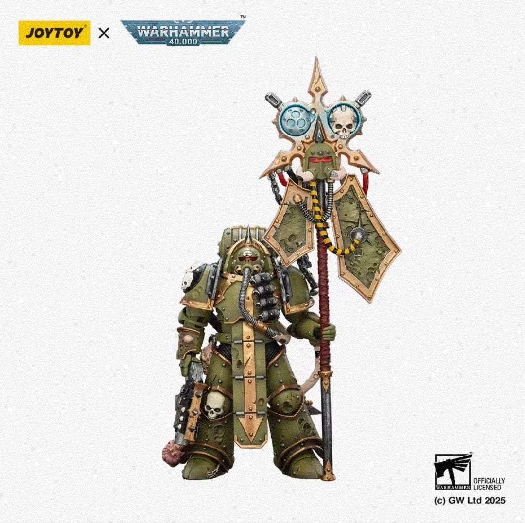 JOYTOYDark Source Warhammer40KDeath Guard Death Shroud Terminator Trio1:18Movable Soldier
