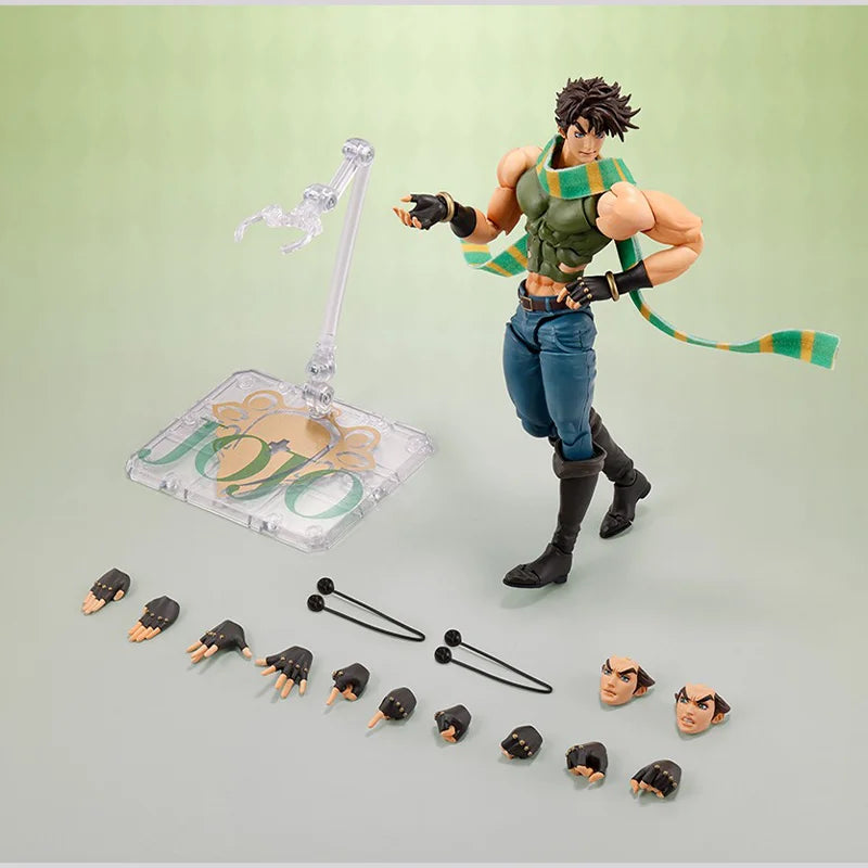 Spot SaleBandai S.H.Figuarts SHF JOJO JOJO JONATHAN JOESTAR Mol Kit SHF PVC about 14.5cm Action Figures Mol Toys Figurine GiftIn