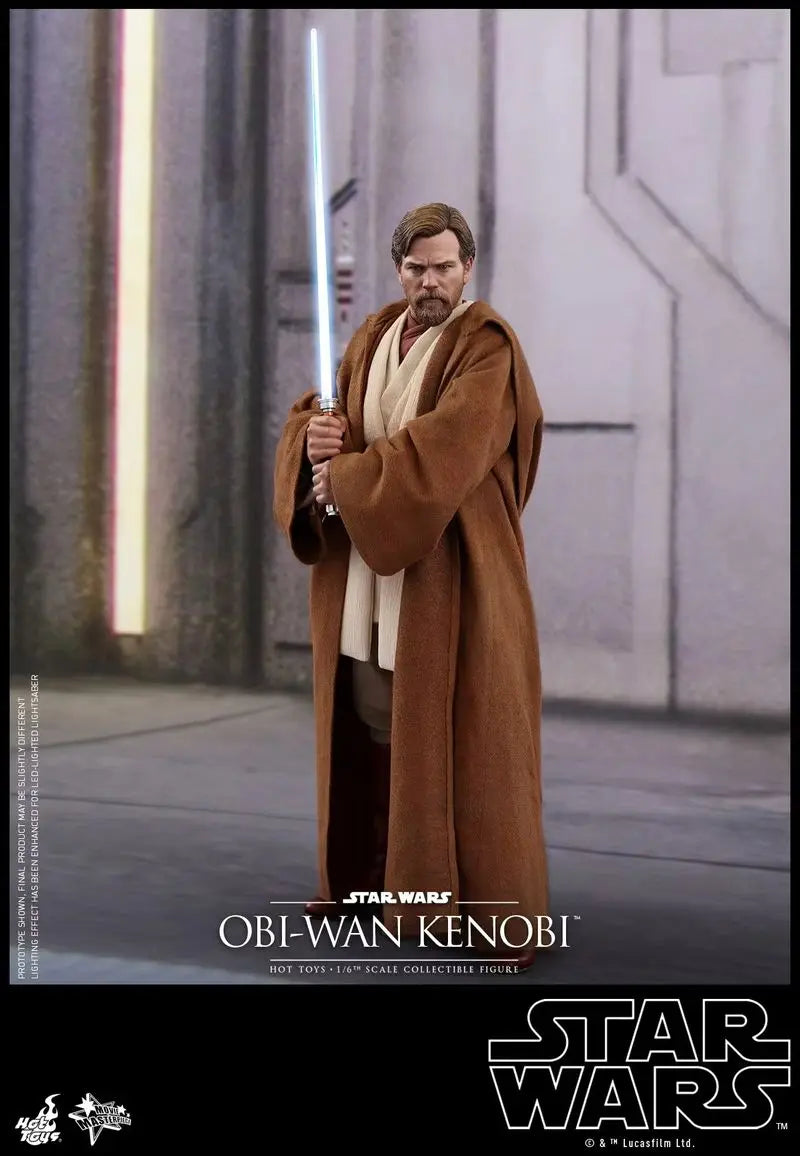Hot Toys Obi Wan Kenobi MMS478 One Sixth Scale Deluxe Action Figure Jedi Knight Collectible for Movie Fans