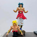 59cm Dragon Ball Anime Figure Broli Double Head Replaceable Peripheral Oversized Statue Action Figure Desktop Display Gift Toys