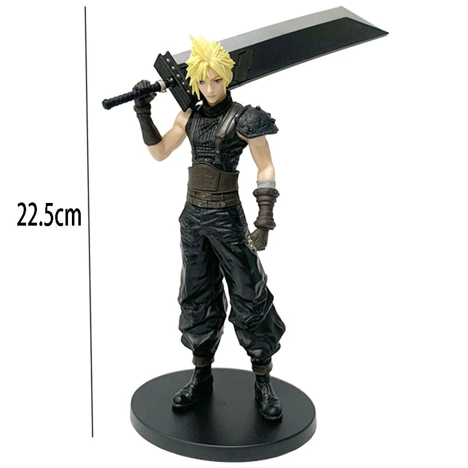 22,5 см VII Римейк версия Амин фигурка Cloud Strife PVC екшън фигурка колекционерски модели играчки коледни подаръци