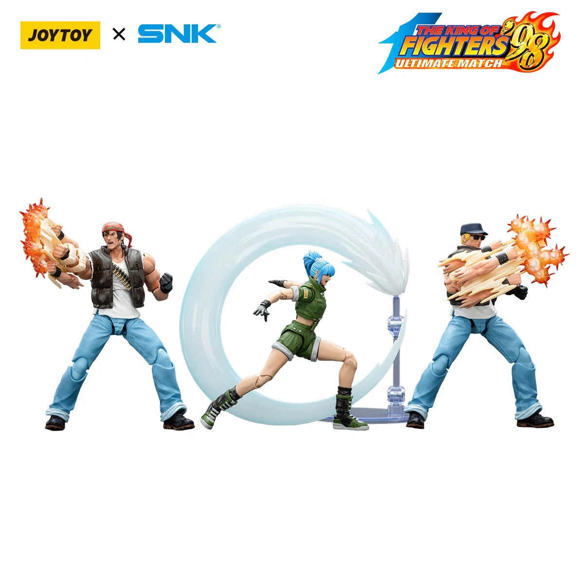 [Pre-order]JOYTOY SNK Action Figure 1/18 KOF'98UM Ikari Warriors Team 3PCS Model birthday
