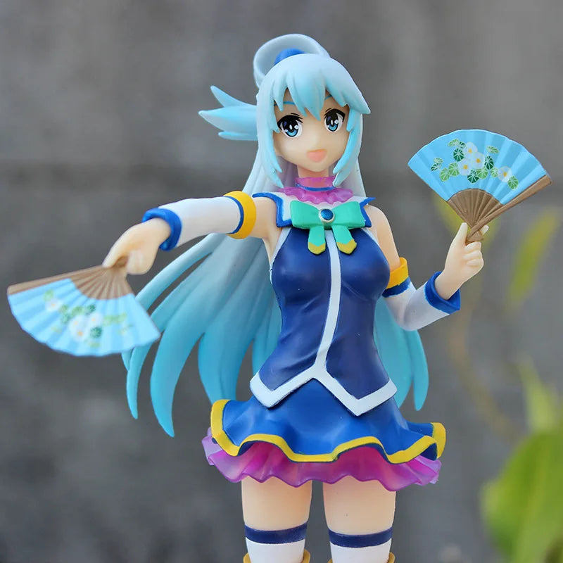 Anime Kono Subarashii Sekai ni Shukufuku o! Aqua Action Figure PVC Sammlung Modell Puppe Hobby Spielzeug Desktop Decrations 20cm