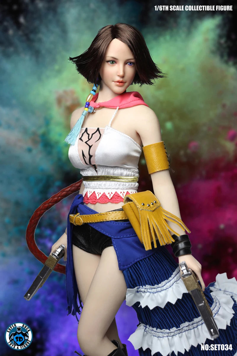 SUPER DUCK SET034 1/6 Scale Yuna Cosplay Action Figure Accessories For 12-inch Female Soldier Collection Dolls Model Hobby Gifts