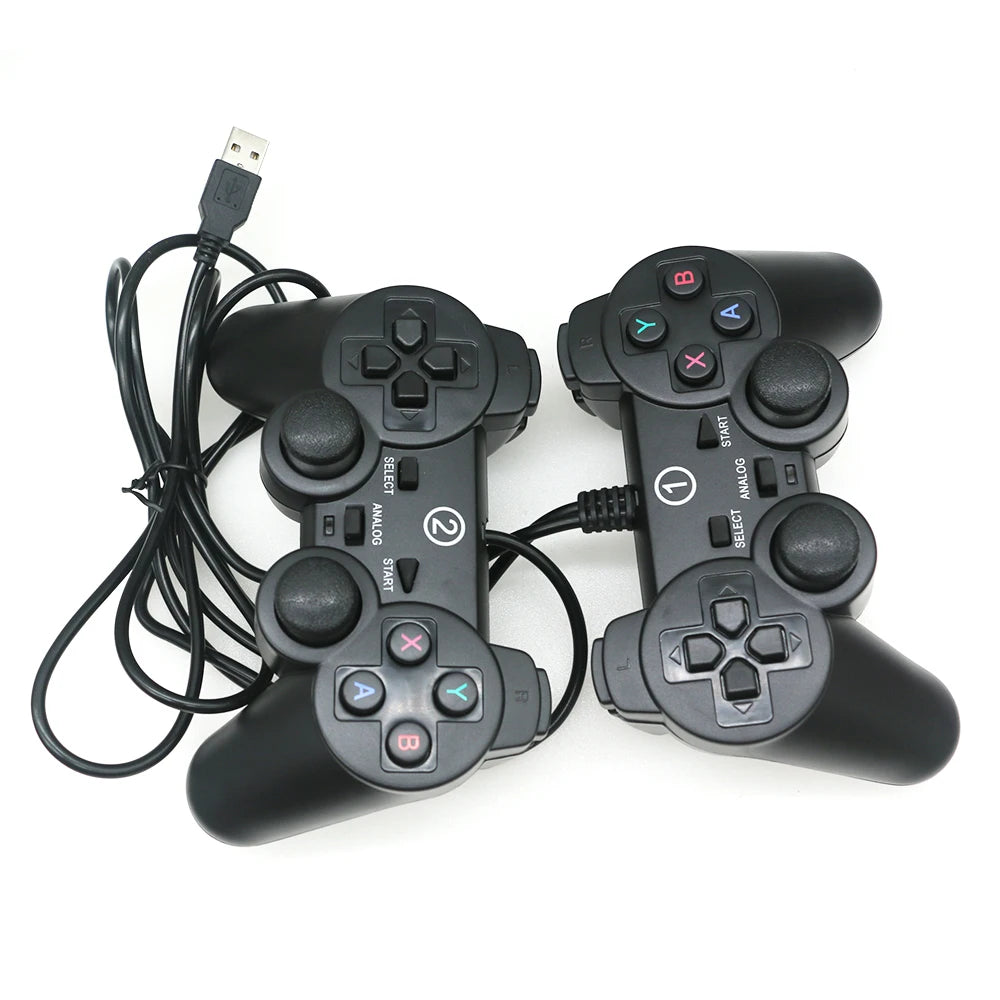 2 Player Gamepad Joypad USB Joystick Wired Usb To Pc Controller For Winxp/win7/win8/win10 Computer Laptop Pandora Arcade Game