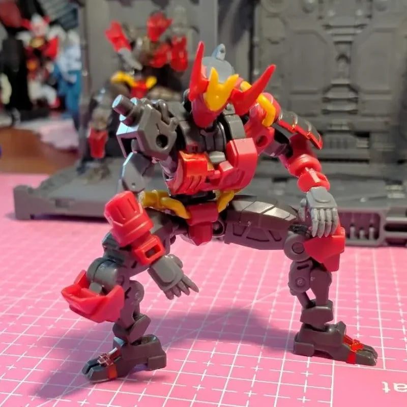Fiftyseven Number 57 No 57 Armored Puppet Oni Flame With Transparent Armor 1/24 Sale Assembly Model Action Figure Gift