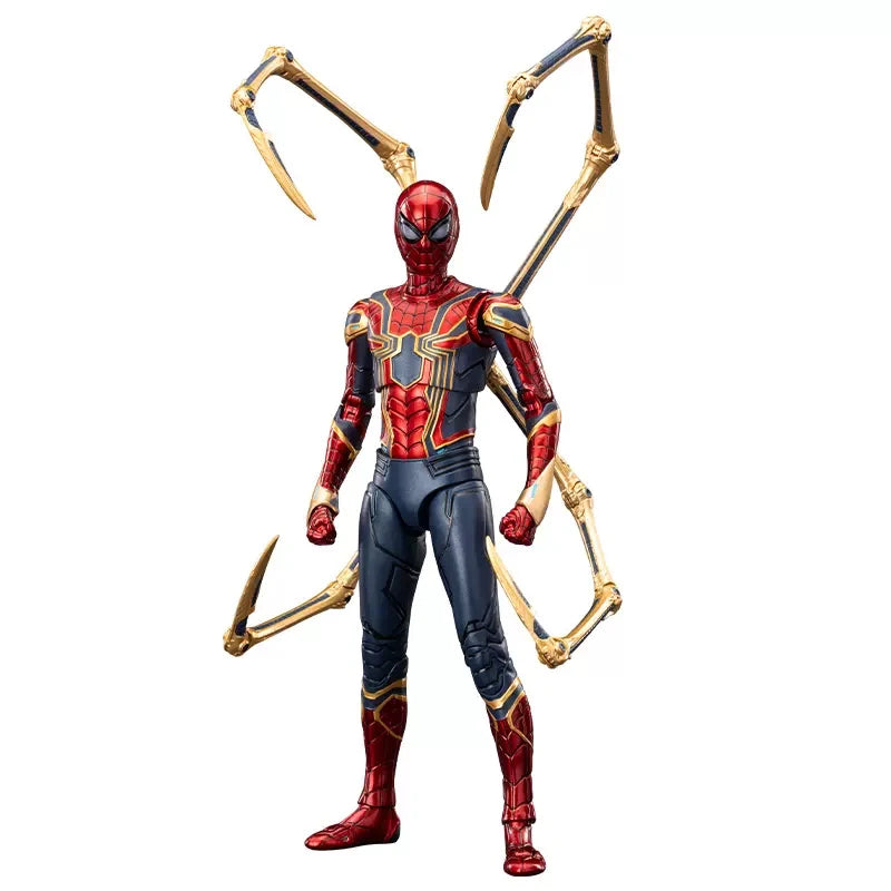 ZD Toys Super War Big Time Spider-Man Actionfigur ML Avengers Infinity War Iron Spider 2.0 1/10 Spider-Man-Sammlungsspielzeug