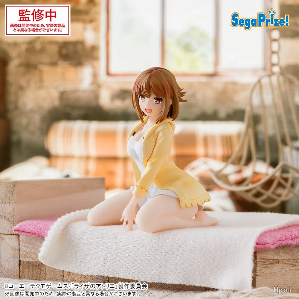 9CM Anime Atelier Ryza Tokoyami no Joou to Himitsu no Kakurega Reisalin Stout Figur Premium Chokonose Sitzendes Modell Spielzeugpuppe