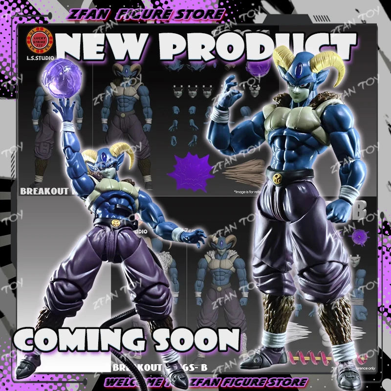 NEW 17cm LS Studio Dragon Ball Action Anime Figures MORO Breakout King Figures PVC Statue Collection Model Figurine Gifts Toys