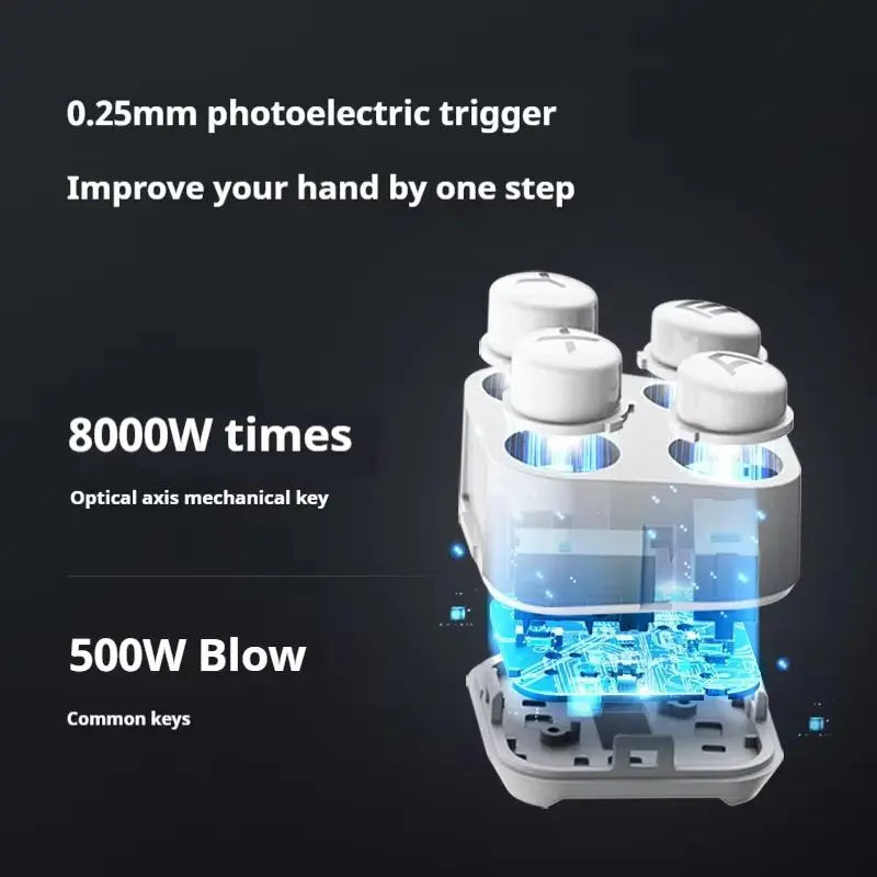 Beitong Zeus 2 Game Controller Wireless Hall Trigger 6-Axis Body Sensation 1200mah Life Pc Switch Ios Android Game Controller