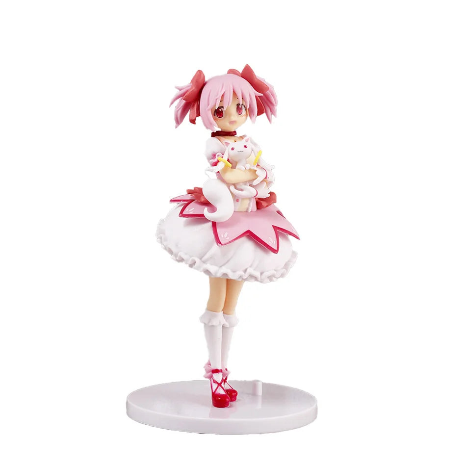 18CM PMMM Puella Magi Anime Figure Madoka Magica PVC Ornaments Toy Figurine cute Loli Collection Model Toy Gift