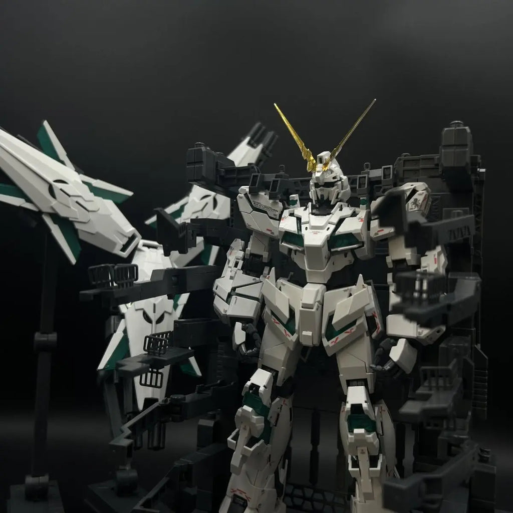 Shenshou Model Mgex Rx-0 Action Figures Mg 1/100 Unicorn 2202 Assembly Mecha Model Kit Robot Collect Figure Hobbies Toys Gifts