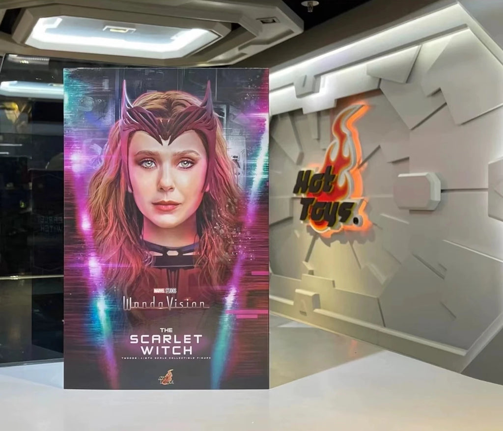 【MT】Hot Toys TMS036 Marvel "WandaVision" Scarlet Witch 1:6 Scale Collectible Doll 28cm Movie Character Model Toy Gift Collection