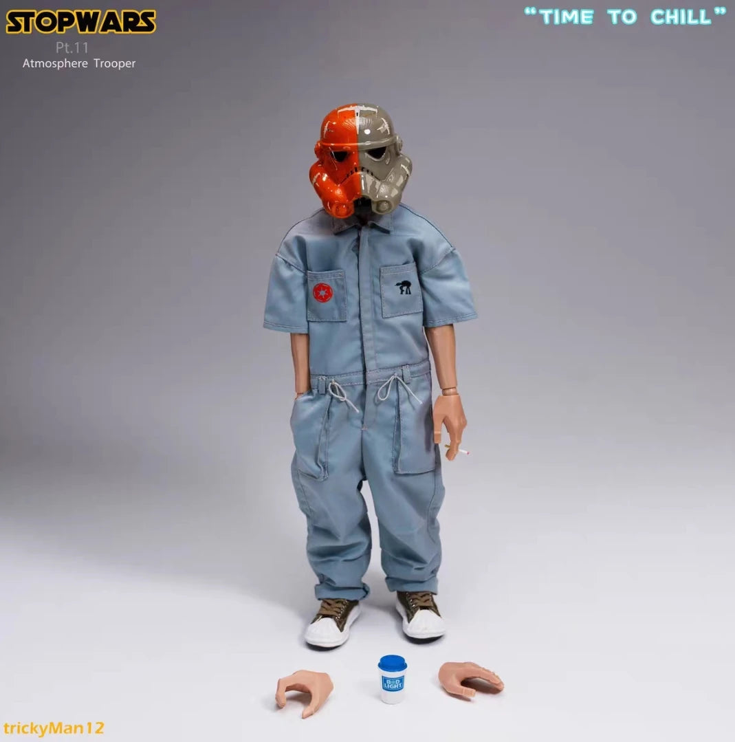 Stock Trickyman12 Pt.8-12 1/6 Soldier Stopwars Imperial Atmosphere Group 12'' Action Figure Toy Holiday Gifts Desktop Decoration