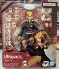 Officially Licensed BANDAI SHFiguarts Rengoku Kyoujurou Figure Anime Action Model Demon Slayer Figure Genuine Toy