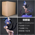 Night Dream Cheshire Cat Magician Girl GK PVC Collectible Model Anime Figure Magic Card Themed Desktop Decoration For Anime Fans