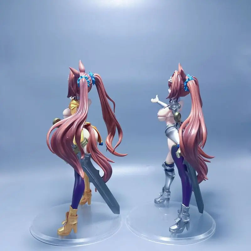 25cm Pretty Derby Daiwa Scarlet Shining Swimsuit Ver. Gold Or Silver Standing Pose Anime Pvc Figure Statue Gift