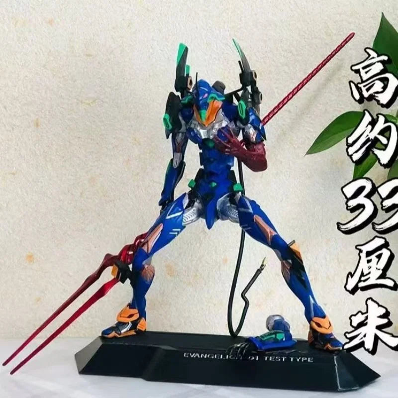 Hot Sale High Quality 33cm Evanglion 01 Anime Figure Eva Mutations Figurine Collection Statue Desk Ornaments Birthday Gifts