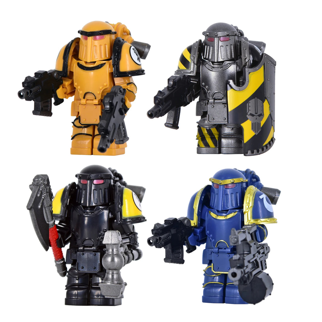 NEUE Mittelalterliche Kriegsritterfigur, aufwendige Details, schwere Bewaffnung, Engel, Ultramarines, Templer, Kriegssoldaten