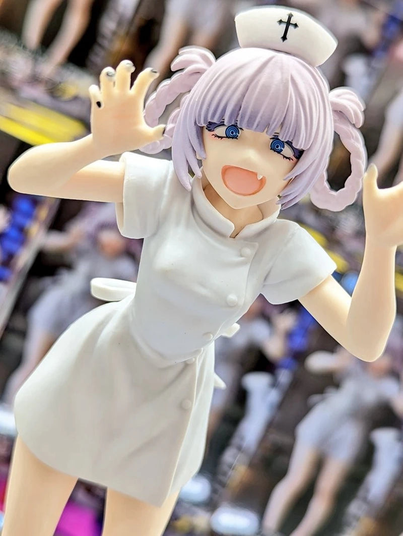 18 см Зовът на нощта Аниме фигурка Нанакуса Назуна Екшън фигурки Каваи Вампир Медицинска сестра Фигурка Колекция Модел Кукла Играчки