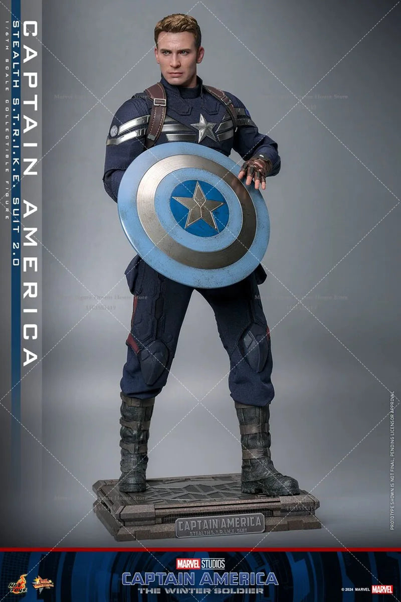 1/6 Scale Stealth Suit American Hero Steve 12-inch Full Set Action Figure Soldier Height About 31CM In Stock HOTTOYS MMS783 2.0