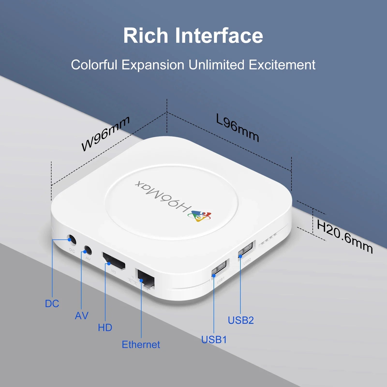 Smart TV Box H96 MAX M1 PLUS Android 14 TV Box Wifi6 Unterstützung 4K 8K Video Set-Top-Box Stimme Assistent Media Player 4GB 32GB 128GB