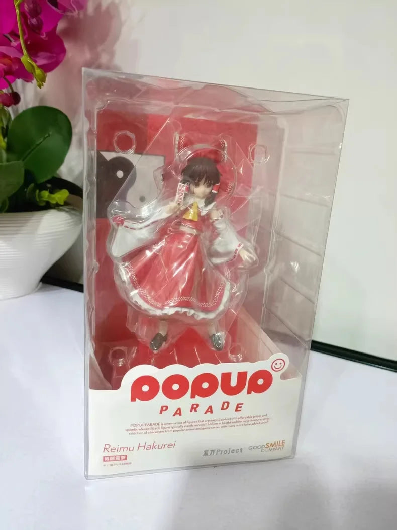 In Stock Genuine Gsc Pop Up Parade Touhou Project Kirisame Marisa Hakurei Reimu 17cm Model Toy Collectibles Desktop Ornaments