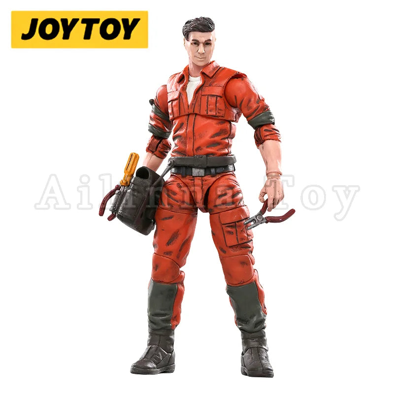 JOYTOY 1/18 3.75inch Action Figure Mech Maintenance Team B Collection Model Toy For Gift