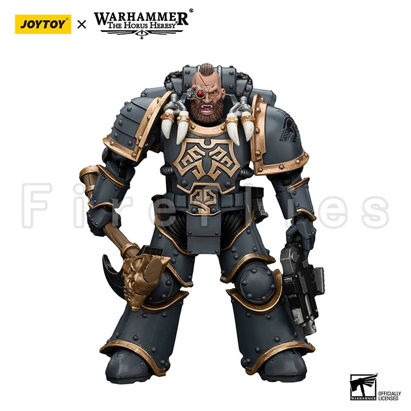1/18 JOYTOY Action Figure The Horus Heresy Space Wolves Grey Slayer Pack Anime Model Toy