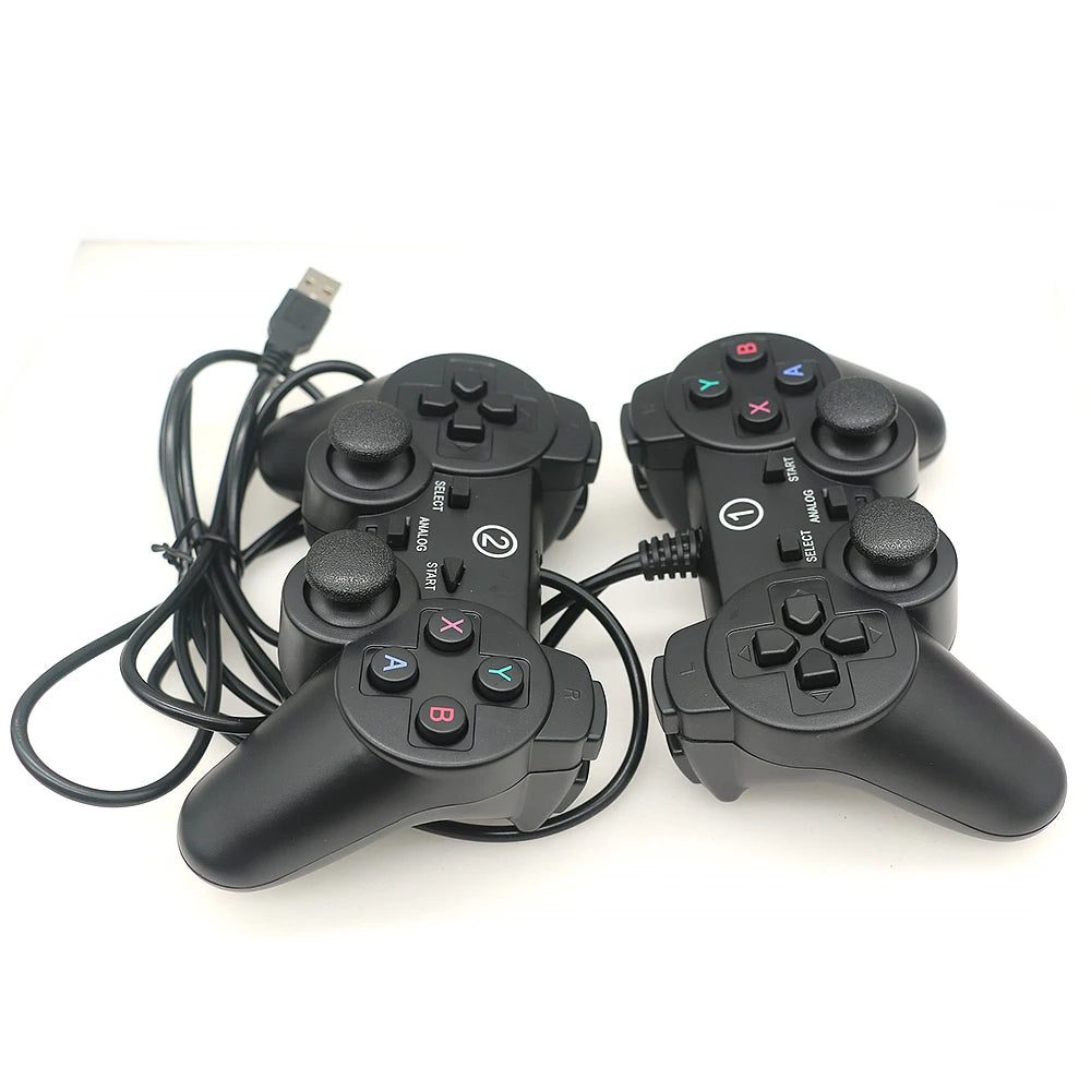 2 Player Gamepad Joypad USB Joystick Wired Usb To Pc Controller For Winxp/win7/win8/win10 Computer Laptop Pandora Arcade Game