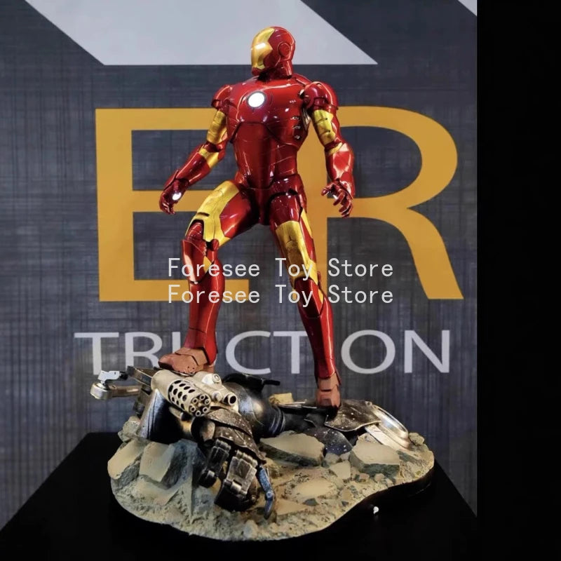 The Avengers Movie Figure 30cm New Iron Man Peripheral Resin Model Scene Statue Desktop Decorate Ornaments Birthday Gifts Toys