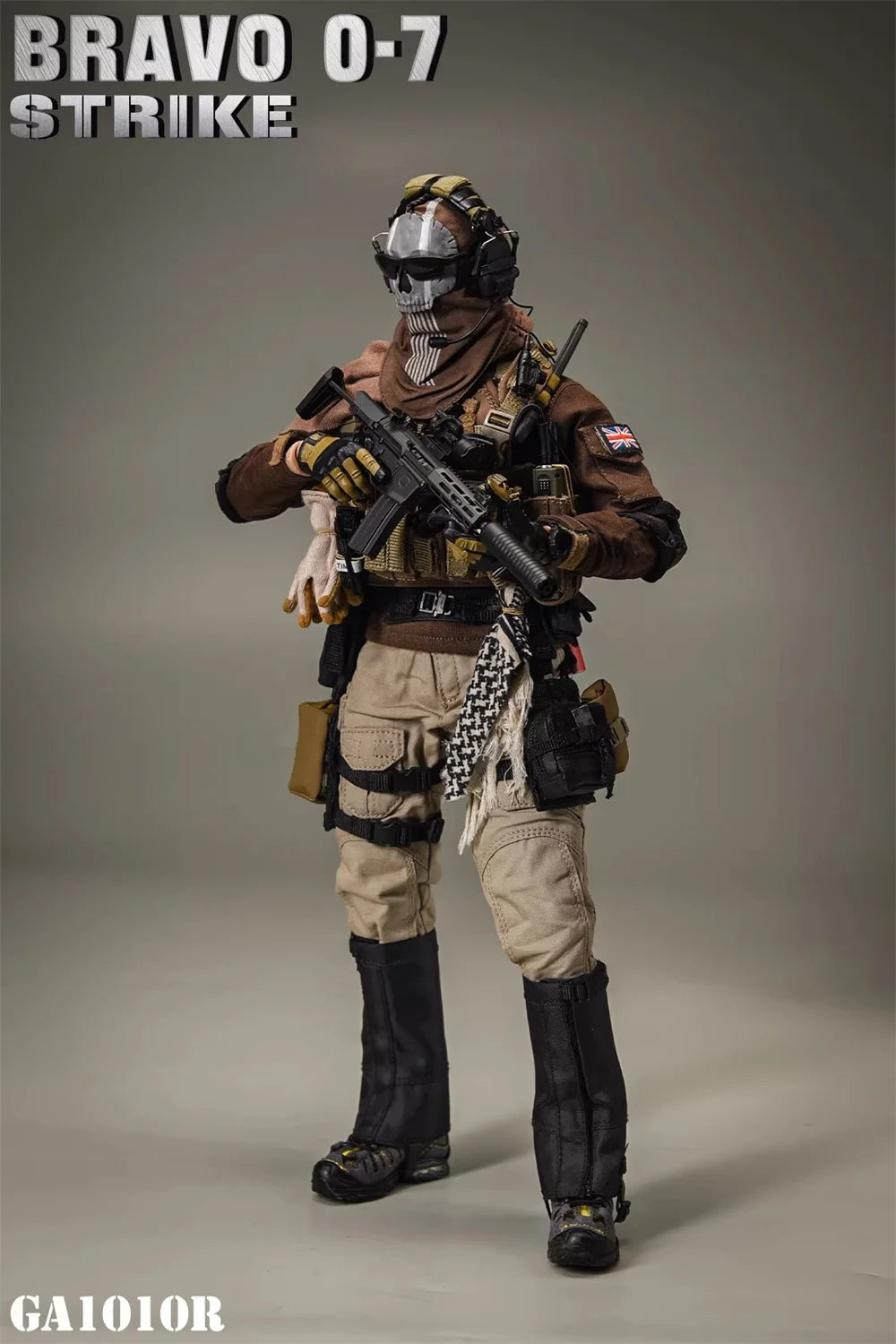 Big Sales 1/6th Easy&Simple ES GA1010R Call Soldier Man The Duty Soap Action Figure Ghost Full Set Moveable About 12" For Fans