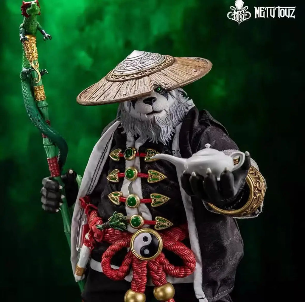 In stock Genuine panda man traveler Wu Qinglie with special luminous moving figure model