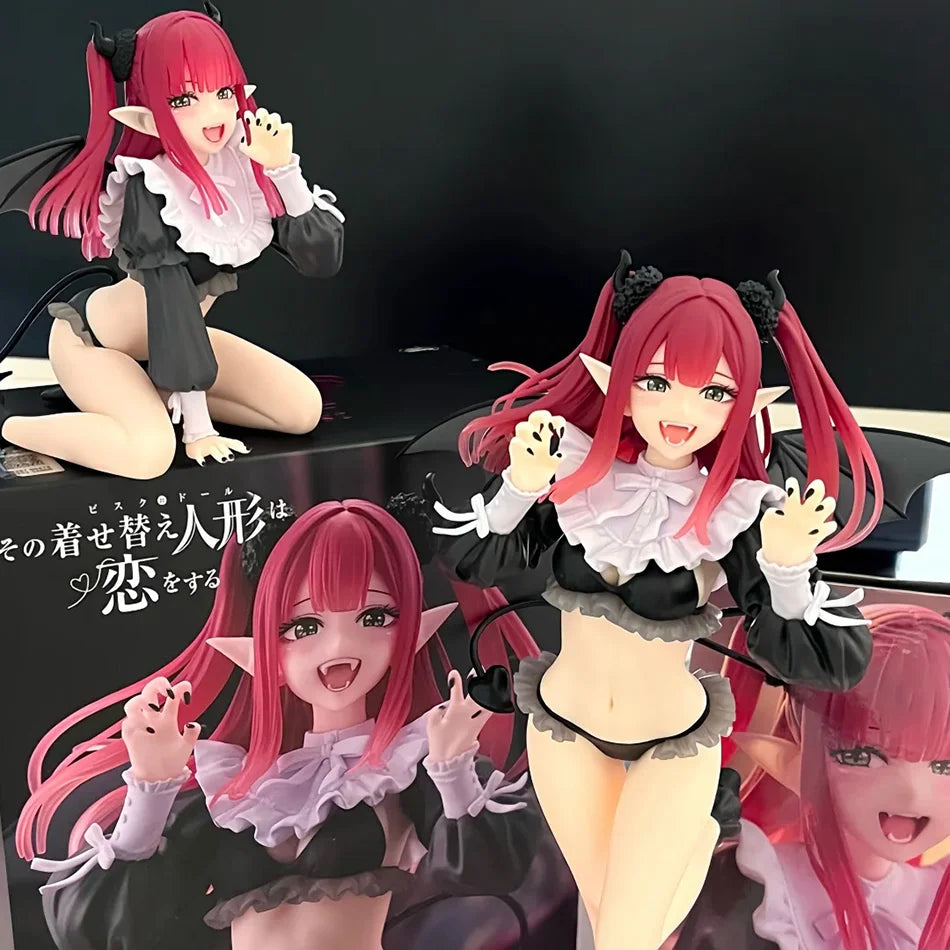 2 Stück My Dress-Up Darling Kitagawa Marin Liz Ver. Anime PVC Actionfigur Sammlermodell Desktop-Dekoration Puppe Geburtstagsgeschenk