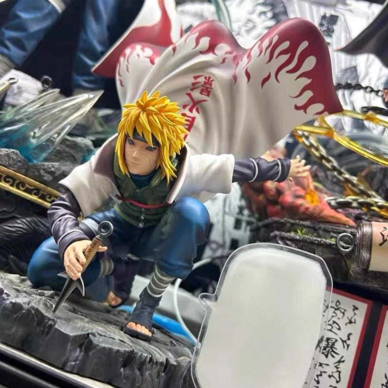 22 см Нова НАРУТО Аниме Фигурка Намиказе Минато Периферни Устройства Модел Сменяема Заглавна Статуя Настолни Украшения Подаръци за Рожден Ден Играчки
