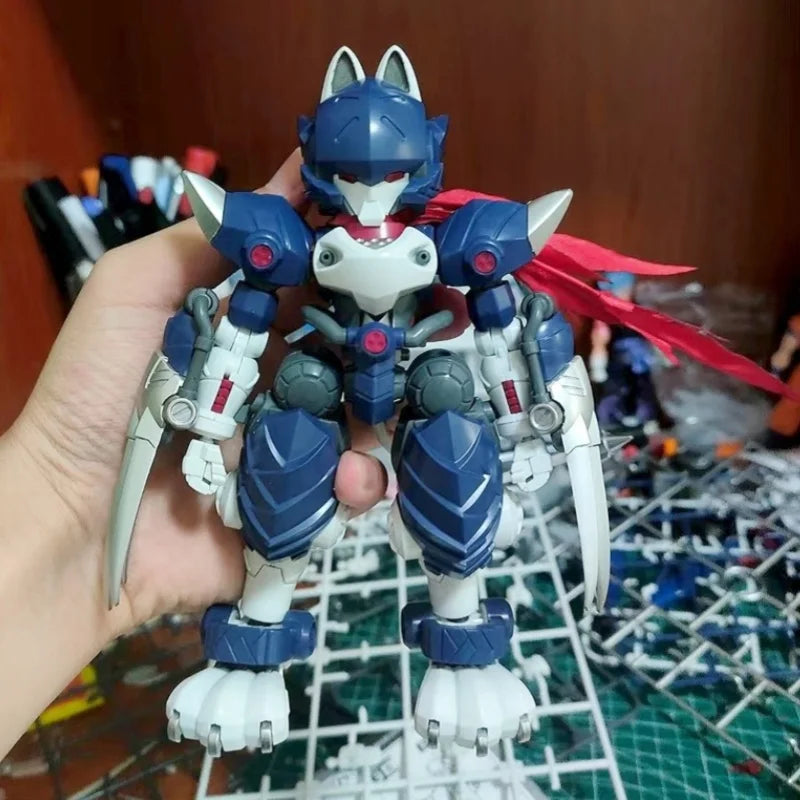【in Stock】xiaot Iron Roars Cat-01 1/60 Armored Waller Ninja Cat C.a.t-01 02 03 Assemble Action Figure Model Toys