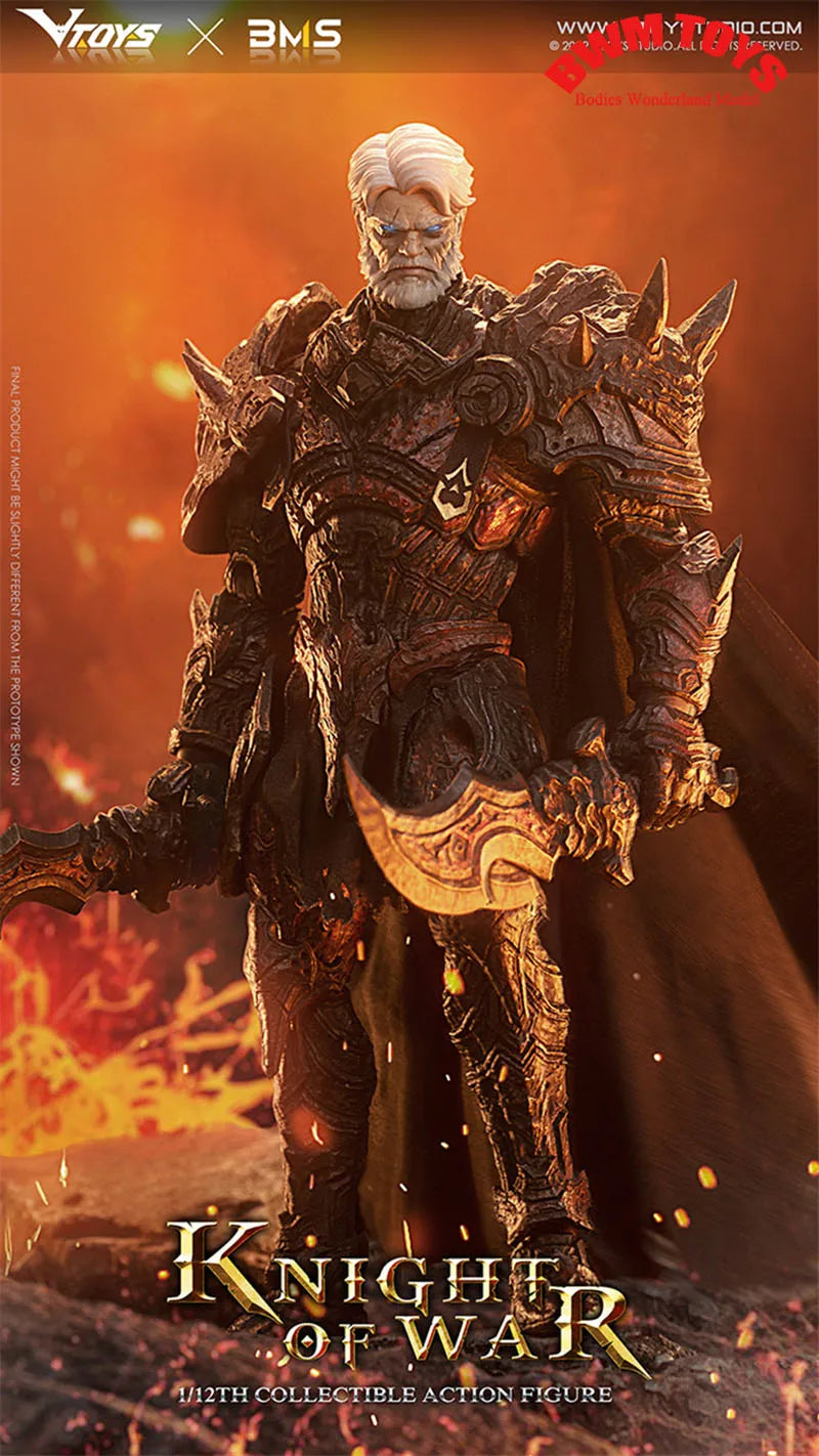 VTOYS X BMS VSD005 1/12 Scale Collectible 18.5cm Knight of War Ruthless Knight Movable Anime Action Figure Model for Fans Gifts